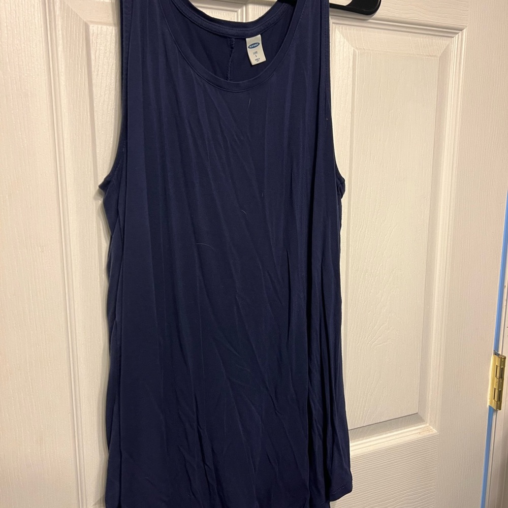 Old Navy Blue Sleeveless Tank Top